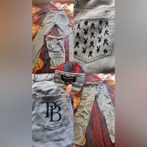Playboy x PacSun cargos with cutouts